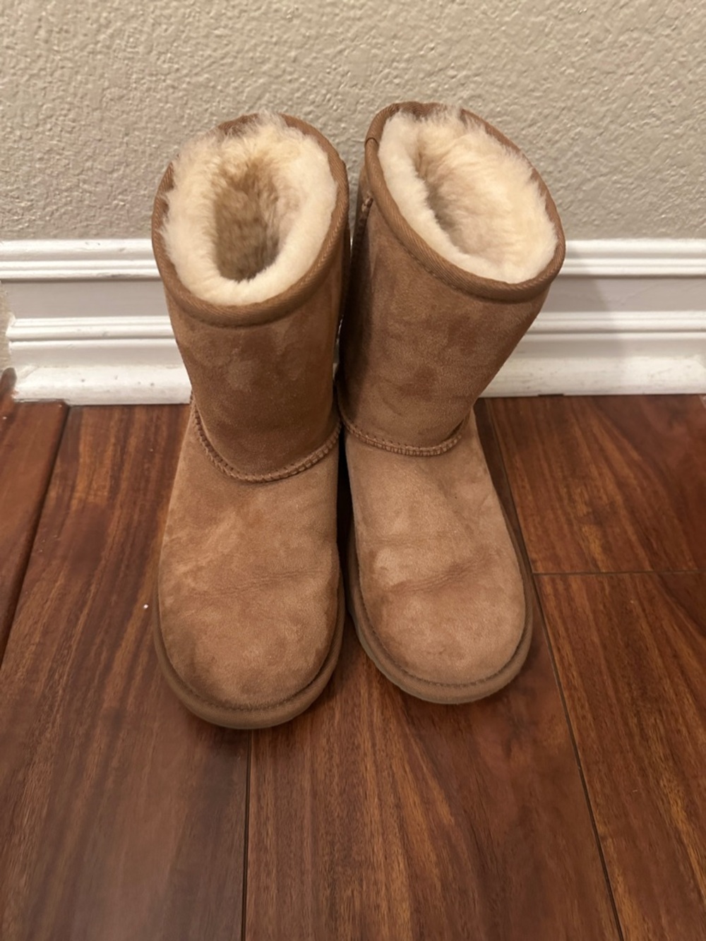UGG Classic Chestnut Suede Shearling Lined Boots